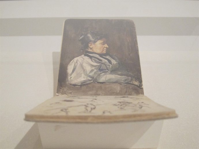 Acuarela donada por Picasso 'Retrato, de perfil, de la madre de artista'