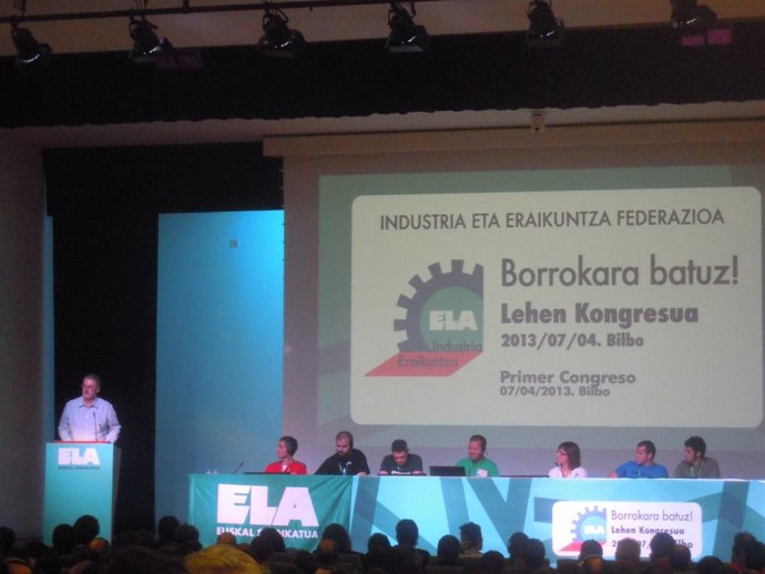 Intervención de Muñoz en el Congreso de ELA.