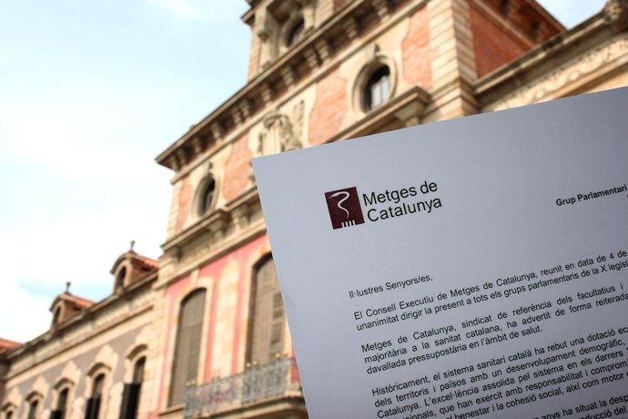 Carta de Metges de Catalunya a los grupos del Parlament