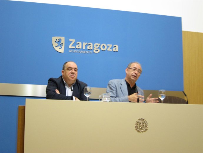 El vicealcalde Fernando Gimeno y consejero Roberto Fernández en rueda de prensa