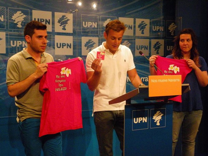 Representantes de Juventudes Navarras