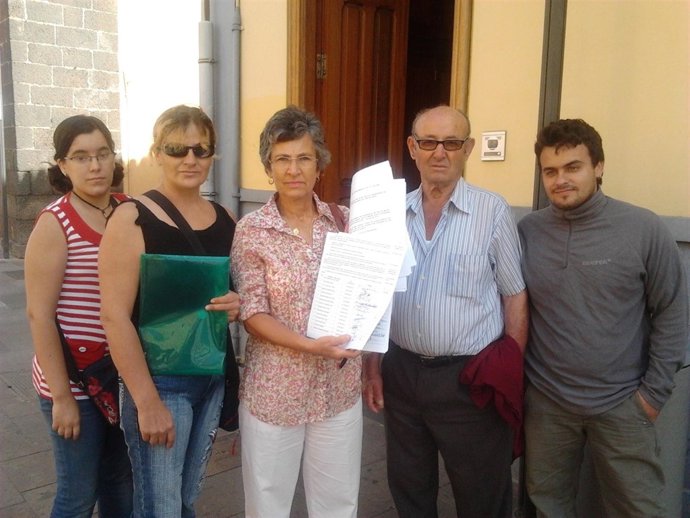 Entrega de la moción