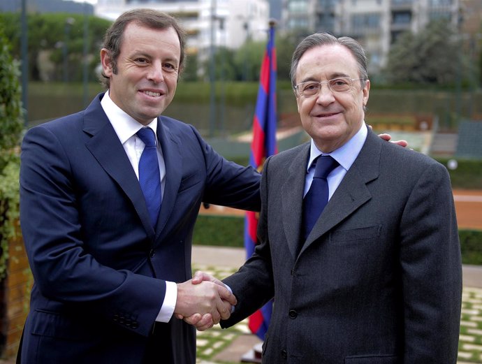  Sandro Rosell y Florentino Perez