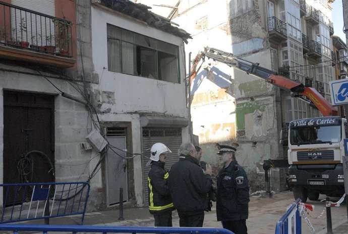 Derrumbe de un edificio