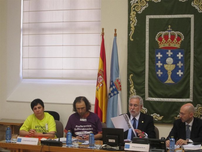 Afectados por las preferentes en la comisión de las cajas