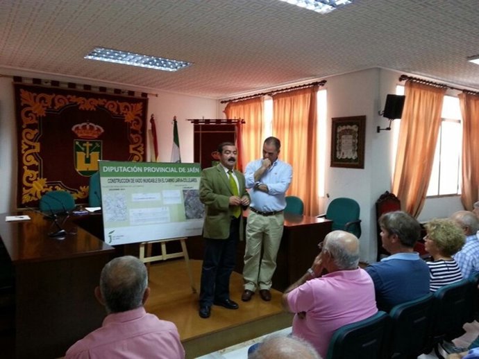 Firma del convenio del paso sobre el Guadiana Menor