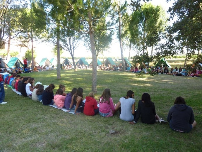 Participantes en el Campamento de Verano de los Grabielistas.