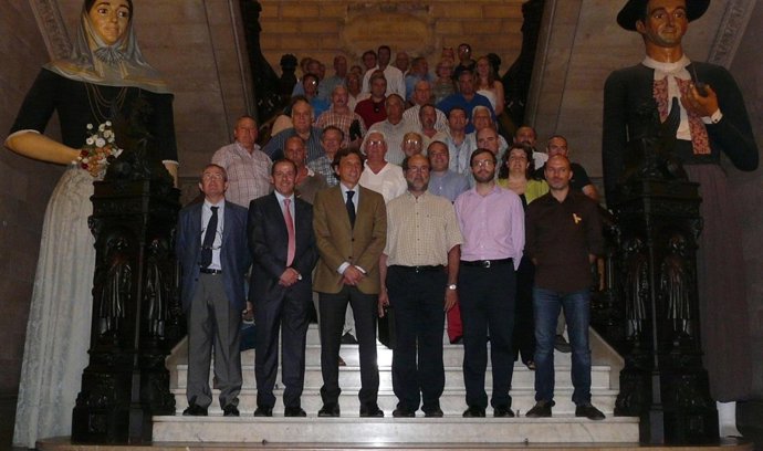 Isern en el homenaje a los trabajadores de la EMT