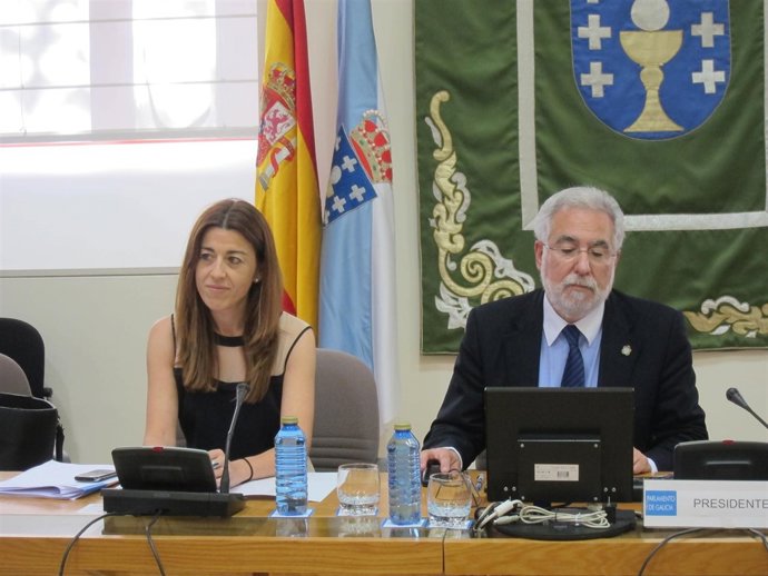 Sol Vázquez en su comparecencia ante la comisión de las cajas