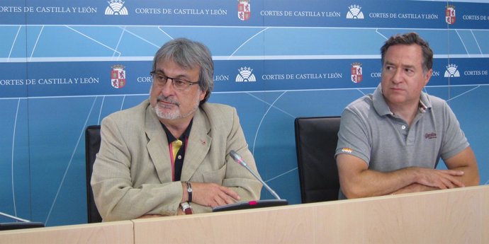 Los procuradores del Grupo Mixto, José María González y Alejandro Valderas