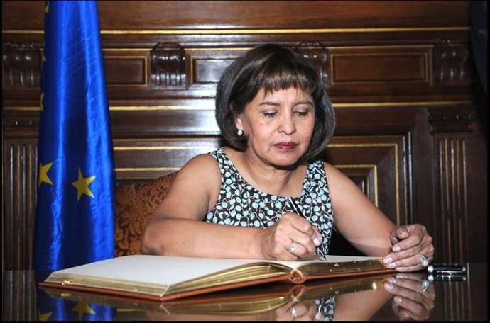 Ministra de Transparencia de Bolivia Nardi Suxo