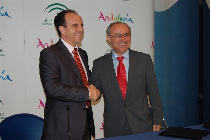 Rafael rodríguez y Vicente romero hotel directores turismo acuerdo