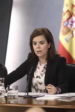 Santamaría, Guindos y Pastor tras el Consejo de Ministros