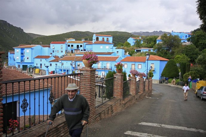 Júzcar (Málaga), El 'Pueblo Pitufo'