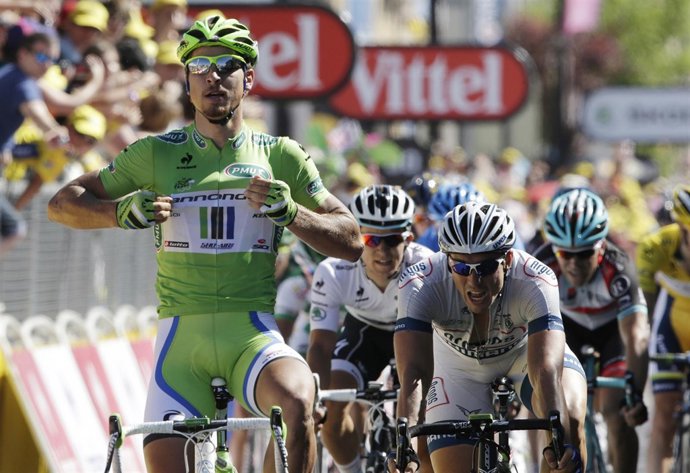 El corredor eslovaco Peter Sagan, del Cannondale