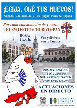 Cartel de la cita gastronómica 