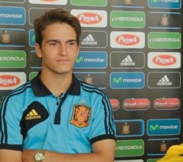 Denis Suárez con la selección Sub-20