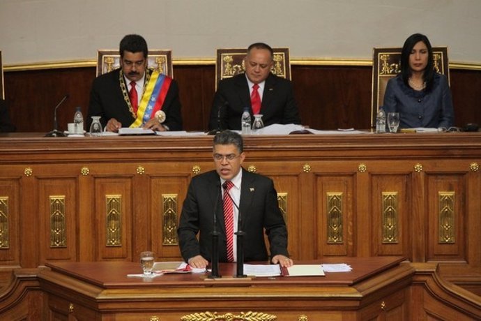 Elías Jaua en Asamblea Nacional de Venezuela