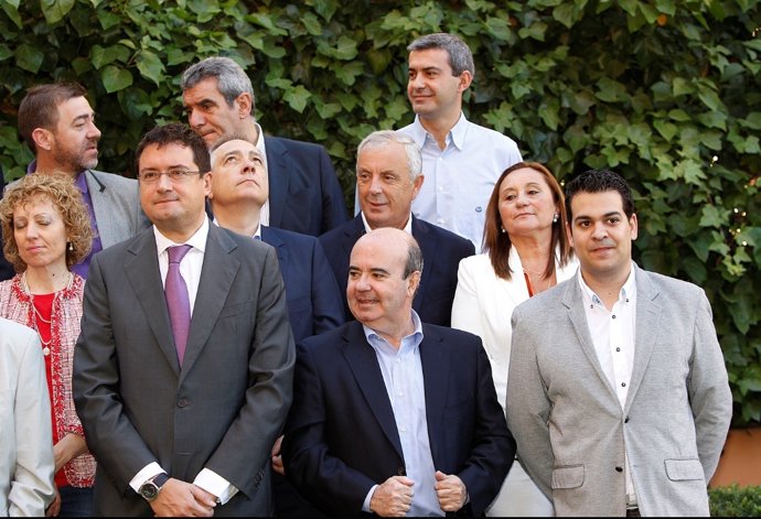 El secretario xeral del PSdeG, Pachi Vázquez en el Consejo Territorial del PSOE