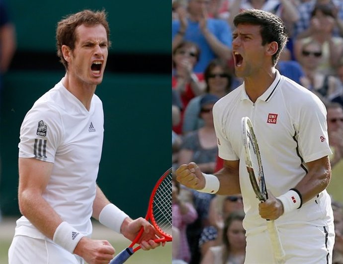 Andy Murray y Novak Djokovic