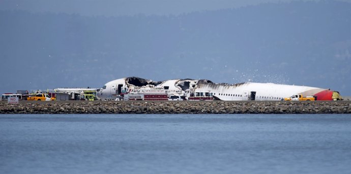 Boeing 777 accidentado en San Francisco, Estados Unidos