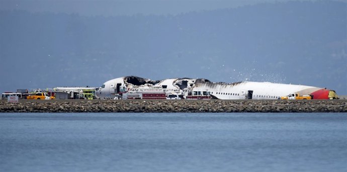 Boeing 777 accidentado en San Francisco, Estados Unidos