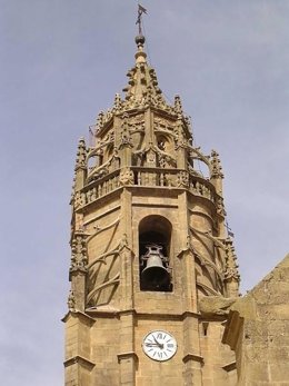 Patrimonio acomete obras de conservación en la Iglesia de Sádaba.