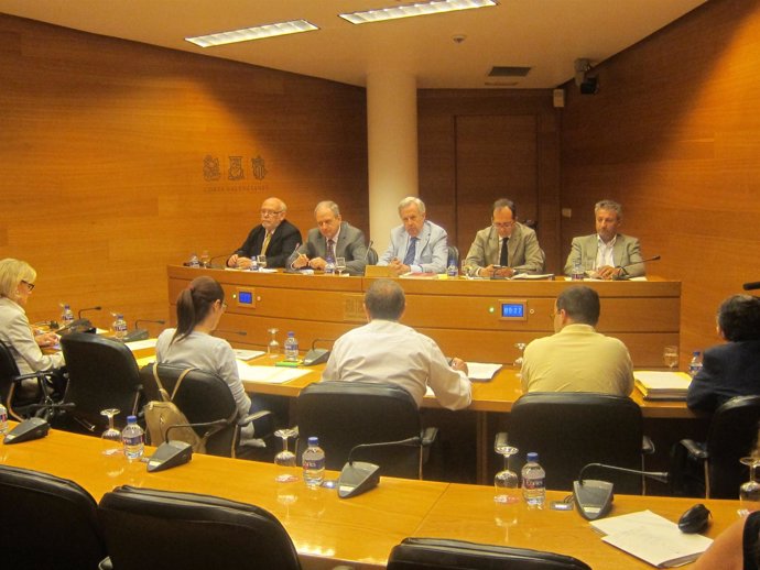 Francisco Javier Ariztegui en la comisión de investigación de la CAM en Corts