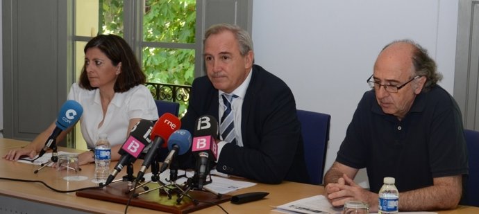 Carmen López, Martín Aleñar y Carlos López 