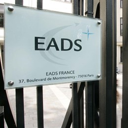Entrada de la empresa aeronaútica EADS