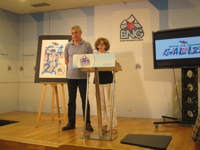 Presentación de la movilización del BNG para el 25 de julio