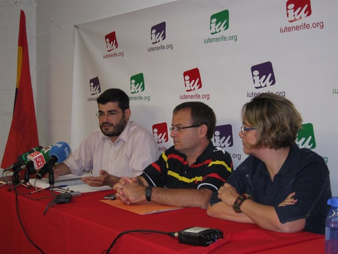 Rueda de prensa de IU