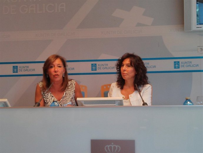 La conselleria de Traballo e Benestar, Mato y la directora de Amtega