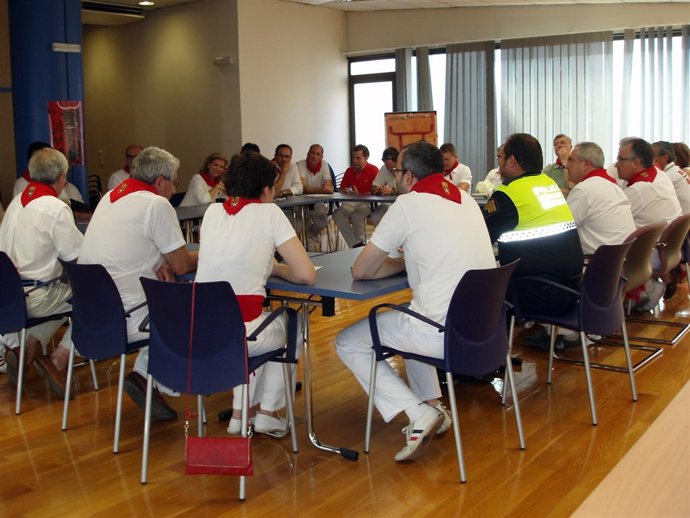 Primera Junta Local de Protección Civil de Sanfermines