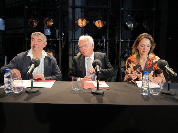 El director del TNC, Xavier Albertí, presenta las grandes líneas de su mandato