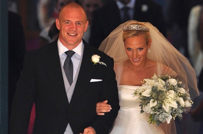 Zara Philips y su marido Mike Tindall 