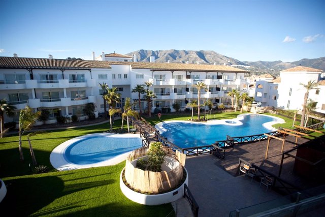 Complejo hotelero Mijas Hotusa turismo hotel golf piscina