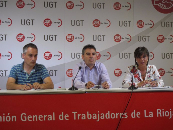 Ruano, Izquierdo y López, en la rueda de prensa
