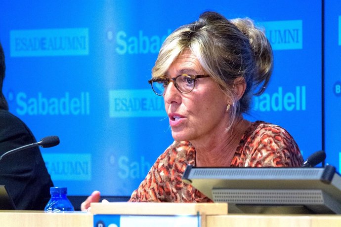 Anna Veiga en las jornadas 'Mujer y Liderazgo' de Esade y Banco Sabadell