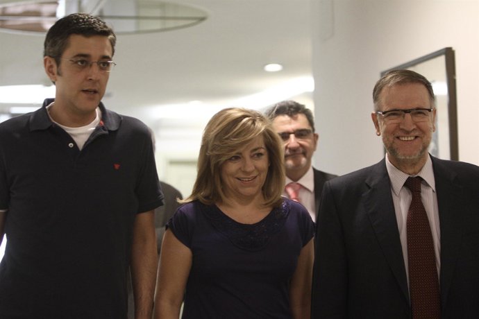 Valenciano y Madina en el Senado