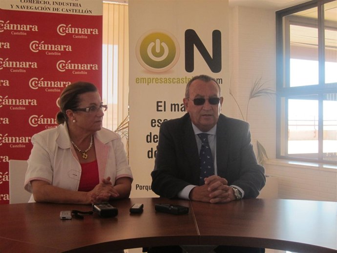 Mª Dolores Guillamón junto a Carlos Fabra 