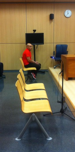 El acusado durante el juicio