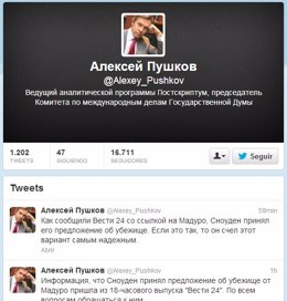 Twitter de Twitter Pushkov