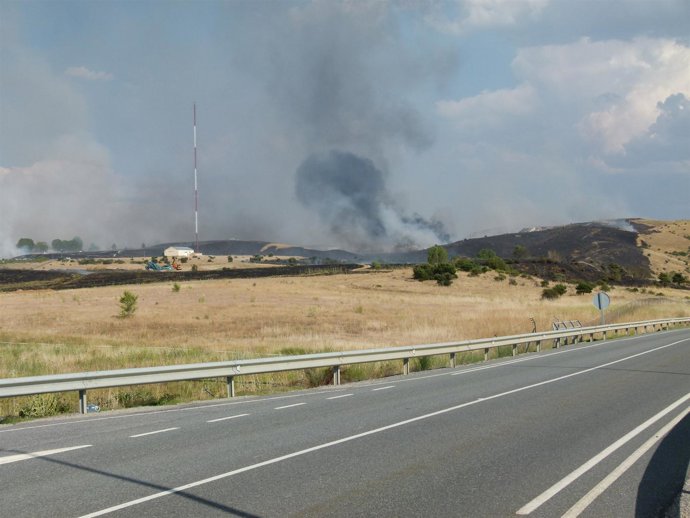 Incendio en Tornadizos