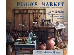 Cartel anunciador del Pingo's Market que se celebrará en Calatayud