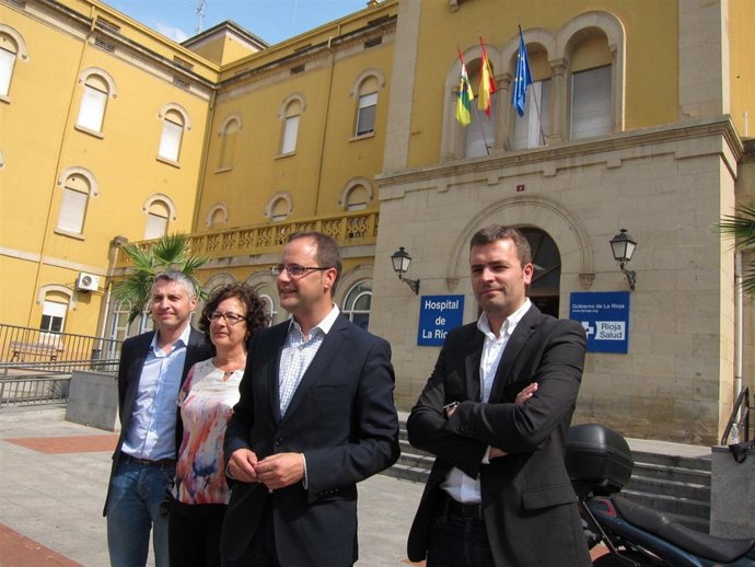 El PSOE analiza situación sanidad en el Hospital Rioja