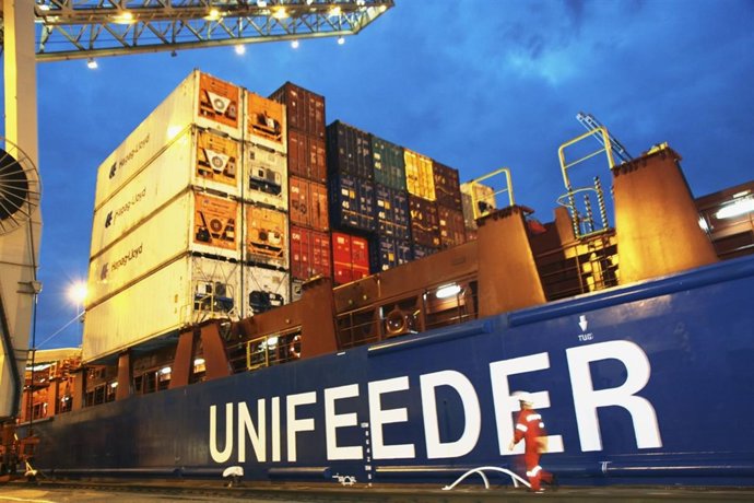 Espacio de Unifeeder en el Puerto de Tarragona