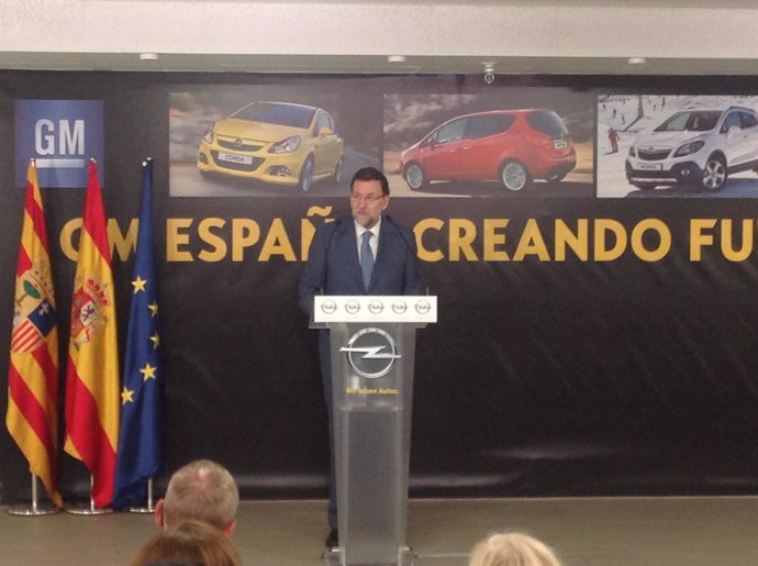 Mariano Rajoy, durante su intervención