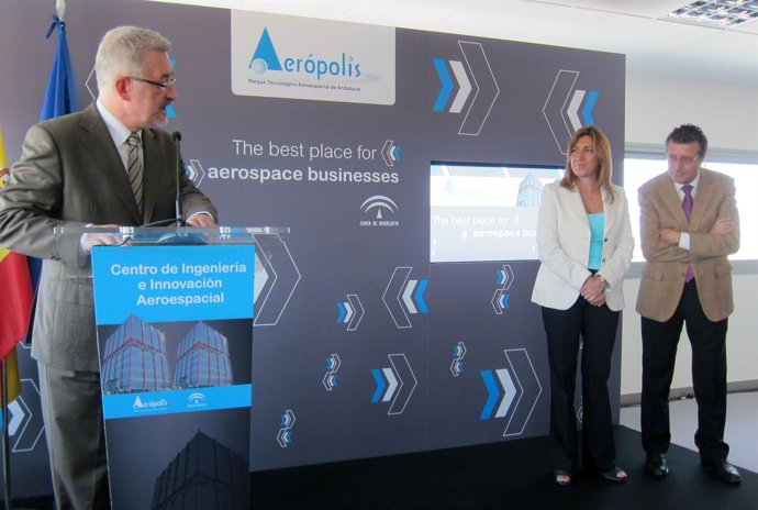 Antonio Ávila, Susana Díaz y Javier Fernández.