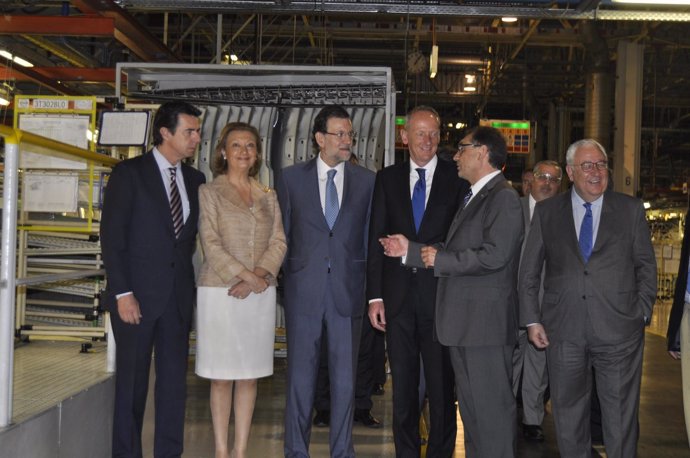 Rajoy ha visitado las instalaciones de GM España